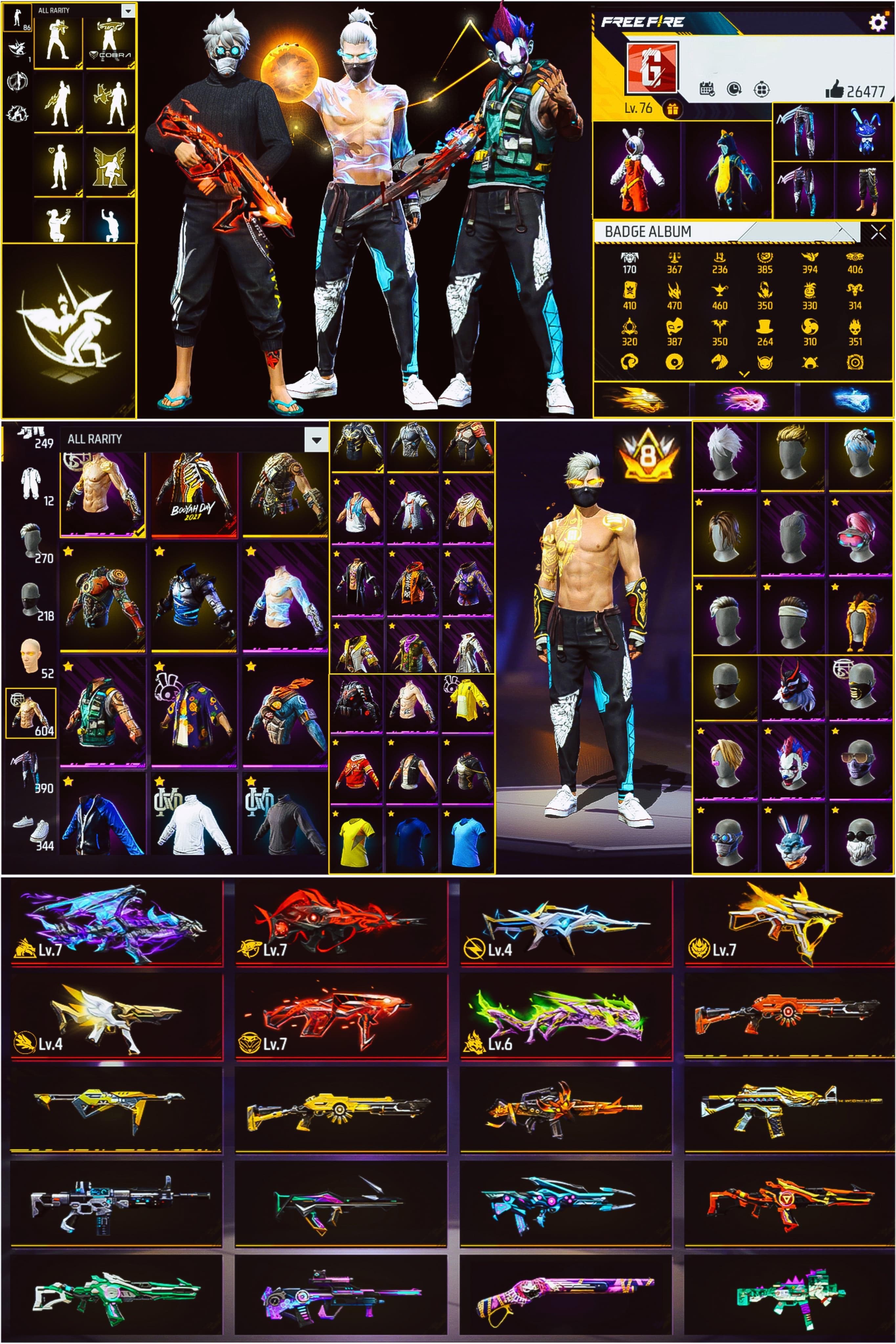 Prime 8 / Level 76 / 4 Evo Gun Max / Fashion 604 / Good Collection / See More.... - image 1