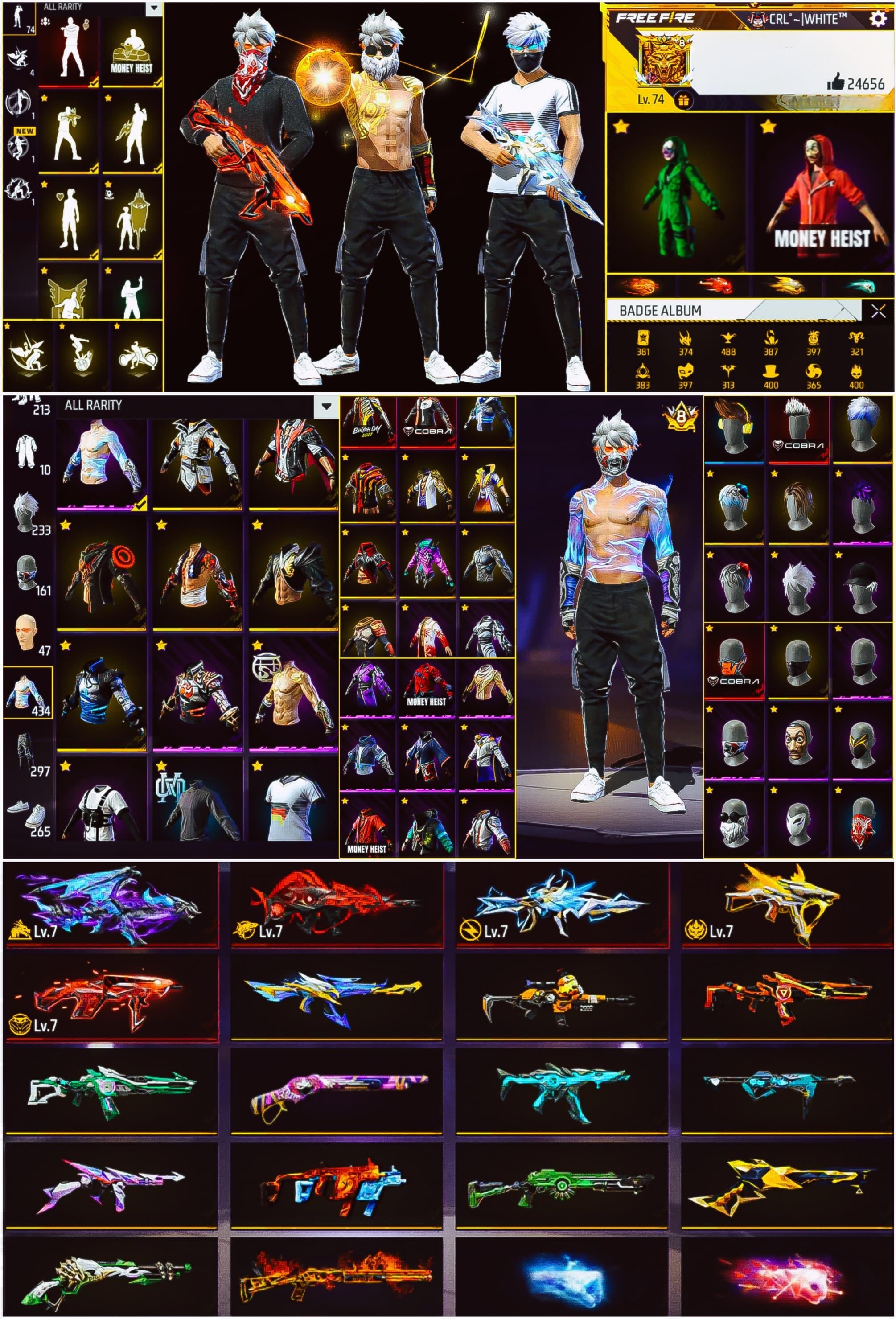 Prime 8 / Level 74 / 5 Evo Gun Max / Green Criminal / 2 Fist Skin / See More.... - image 1