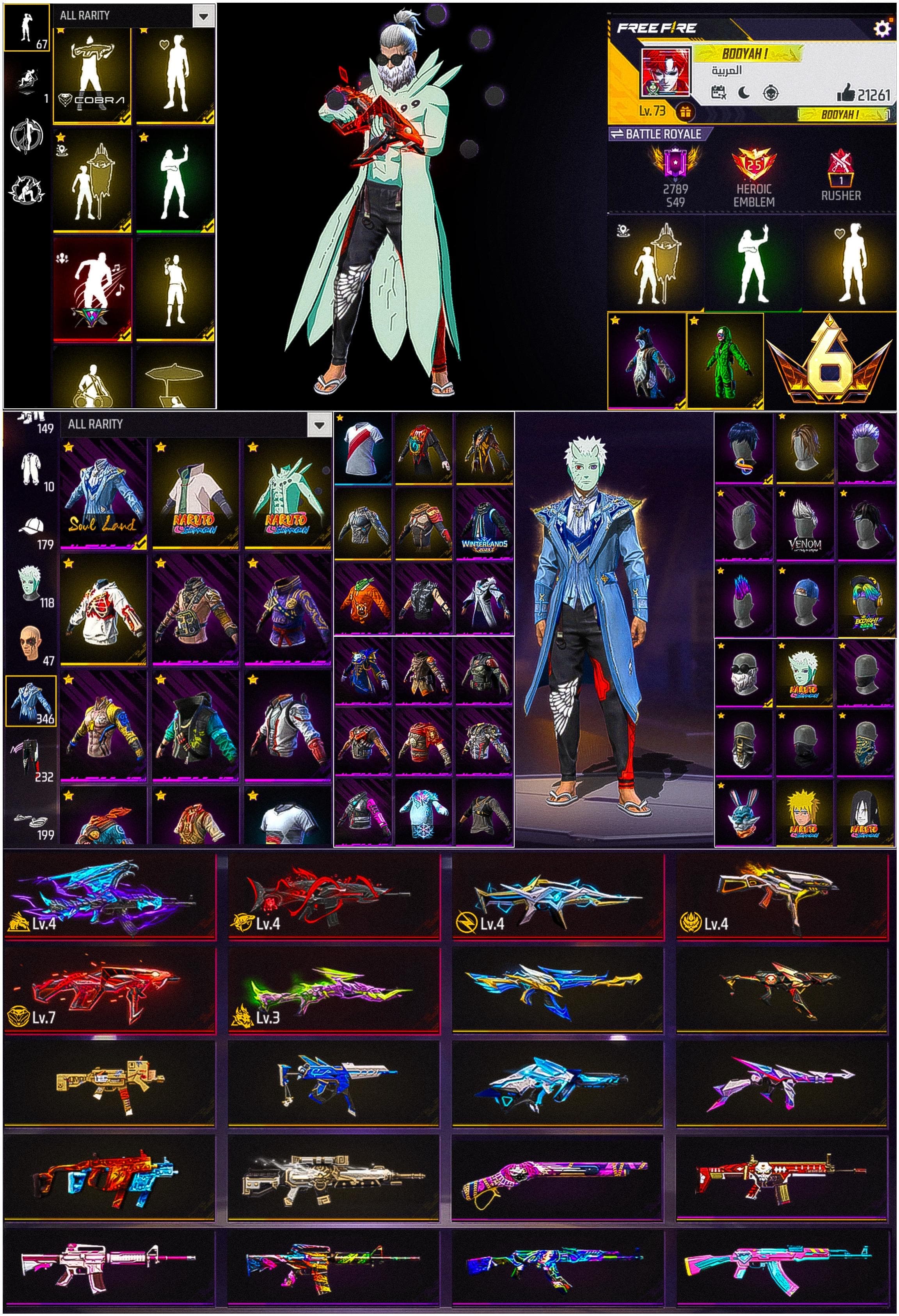 Prime 6 / Level 73 / Mp40 Evo Gun Max / Green Criminal / Red Yt Pant / Rapper Underworld / See More.... - image 1