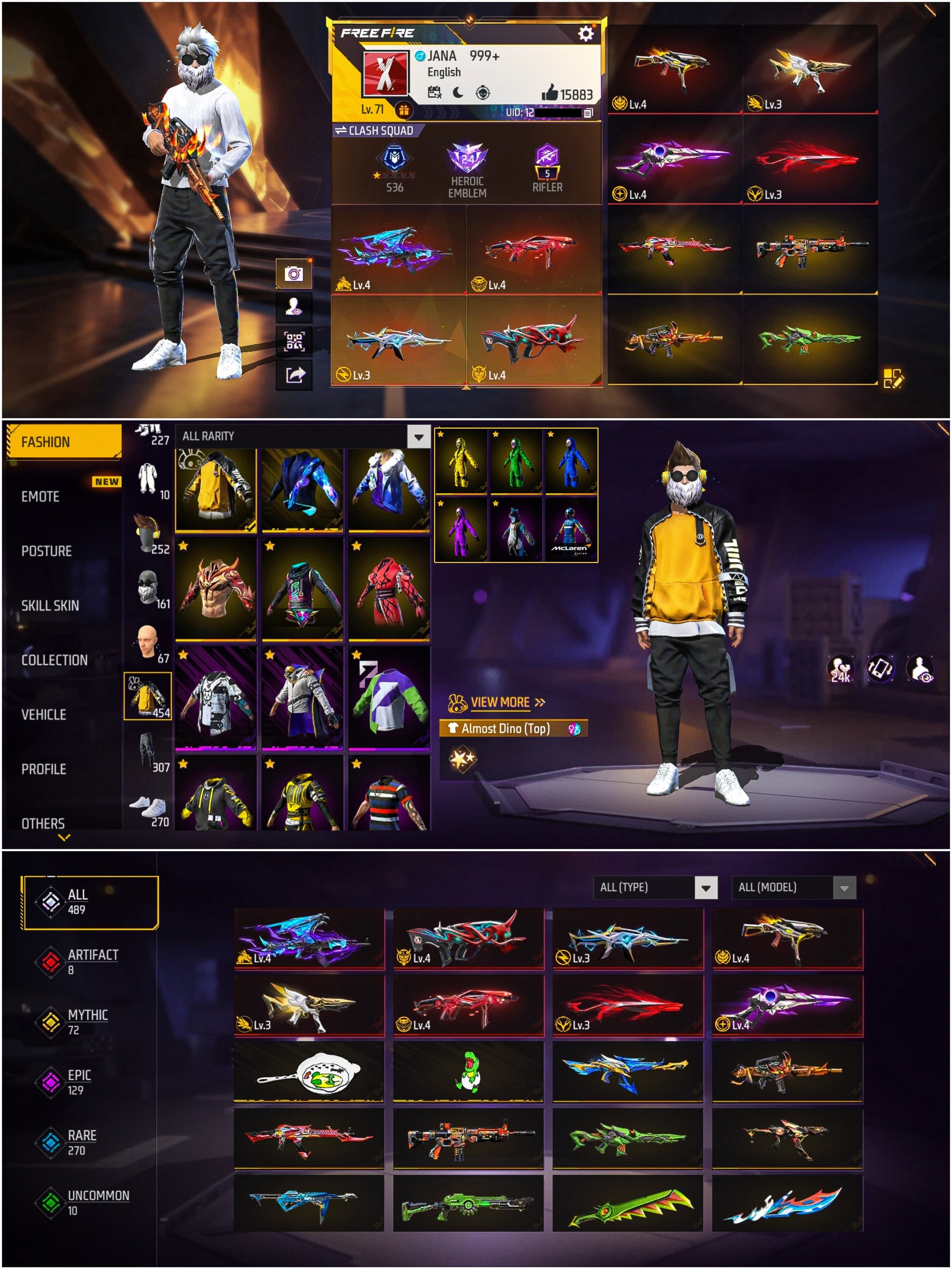 Prime 5 / Level 71 / 8 Evo Gun / 4 Criminal / White Jersey / Good Collection / See More... - image 1