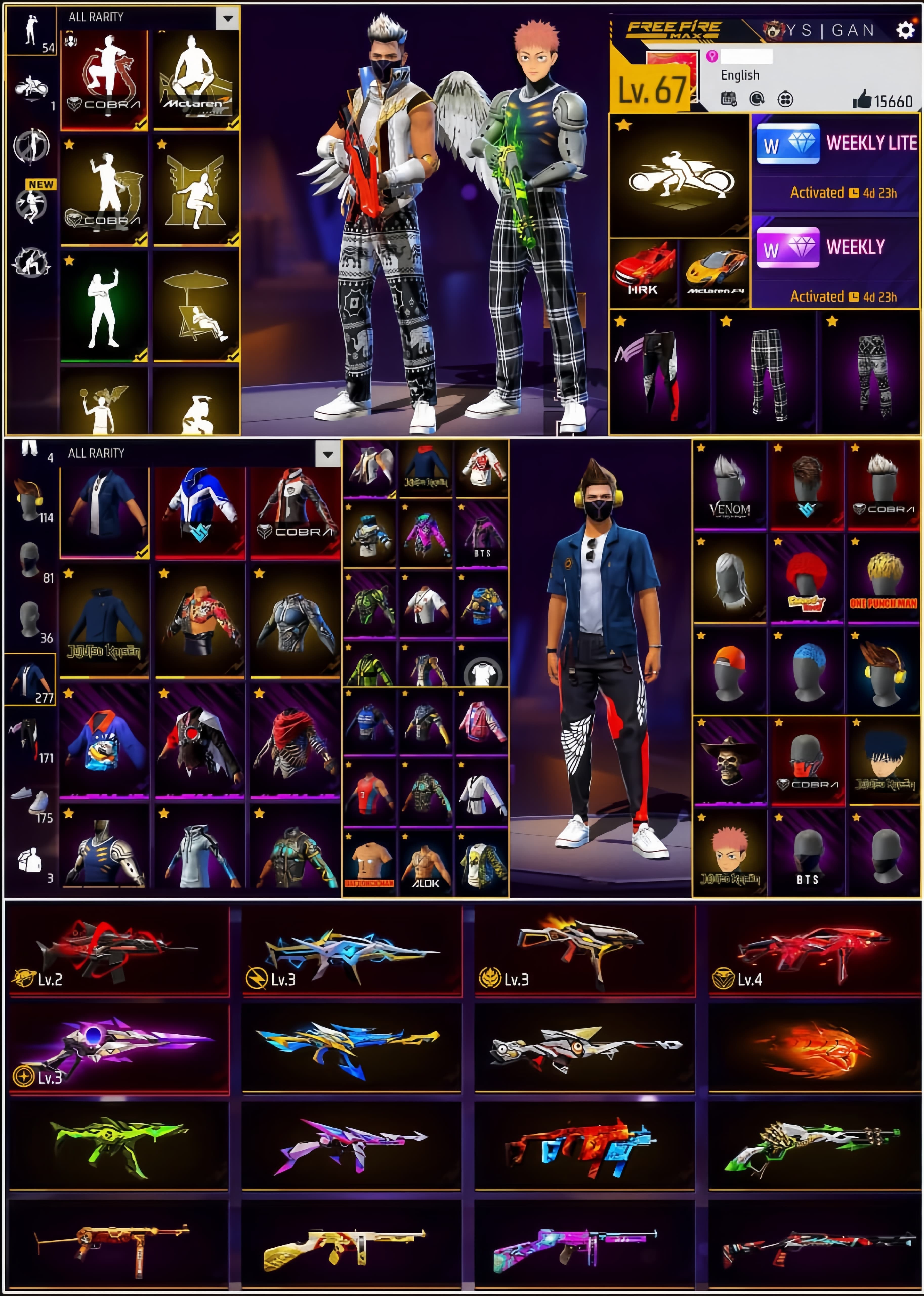 Prime 5 / Level 67 / 5 Evo Gun / Cobra Bundle / Galaxy Bundle / Red Yt / Good Collection / See More.... - image 1