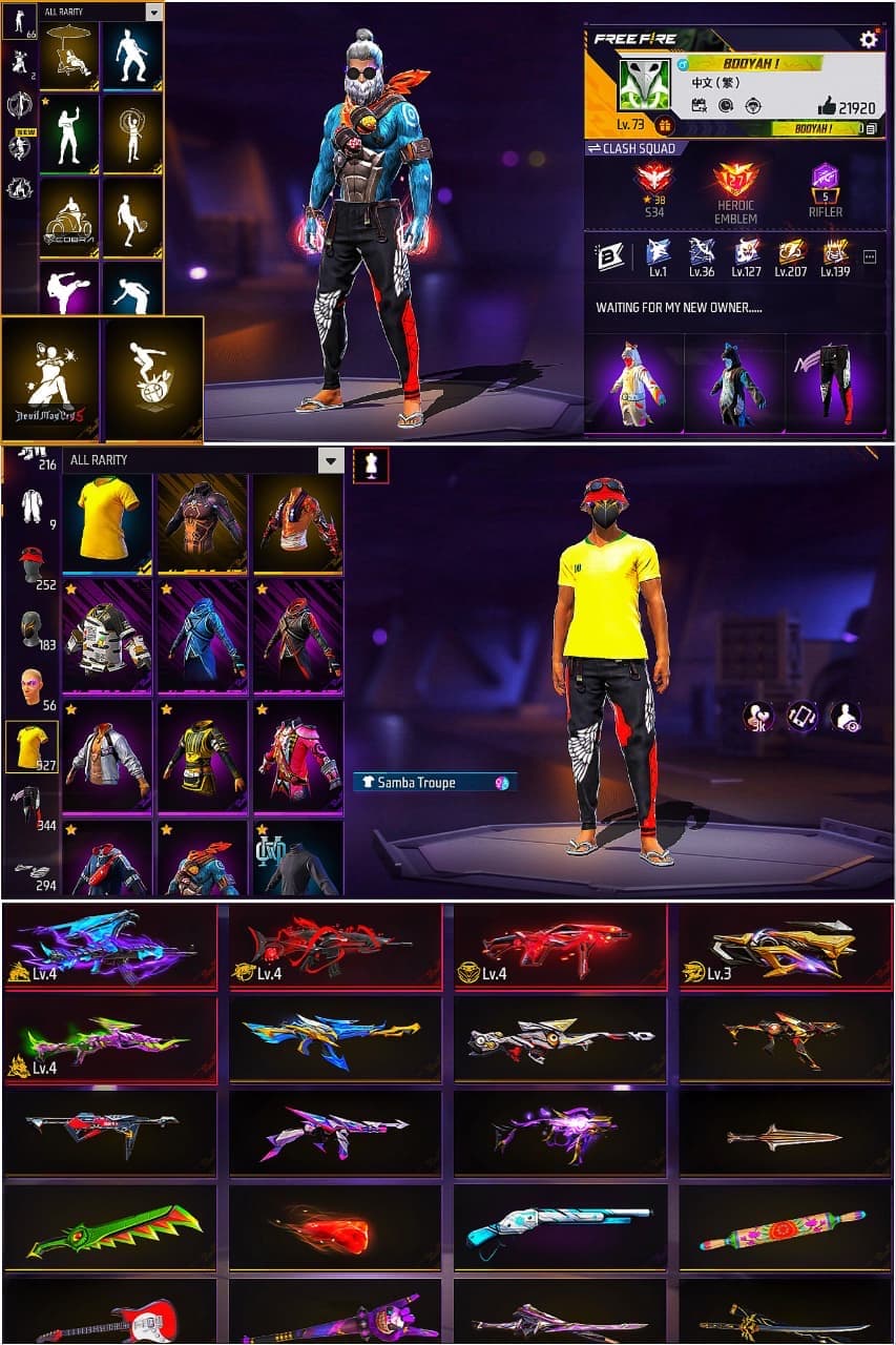 Prime 5 / Level 73 / 5 Evo Gun / Black Jersey / Bunny Bundle / Blue Yt Pant / See More.... - image 1