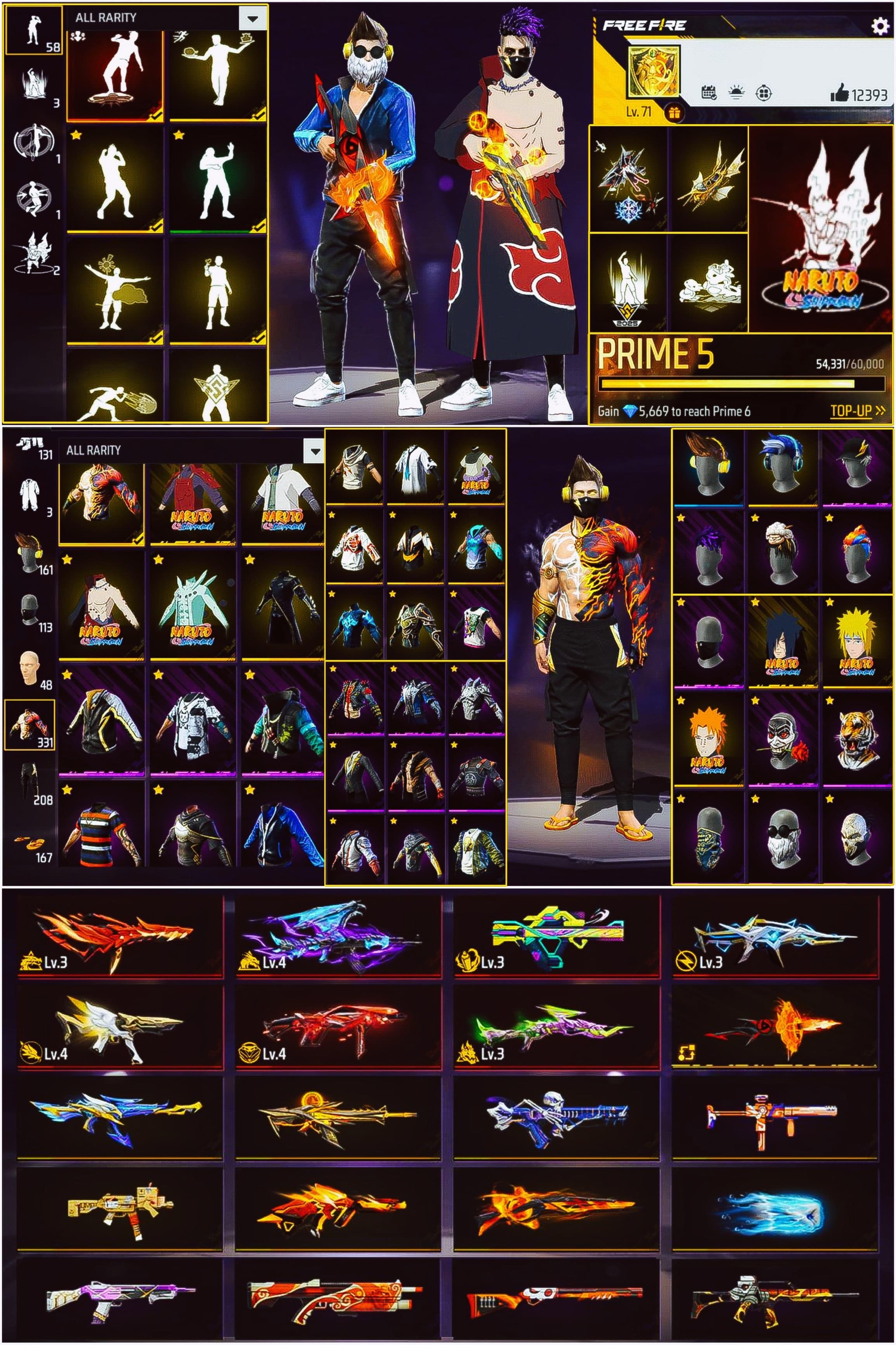 Prime 5 / Level 71 / 7 Evo Gun / One Fist Skin / Good Collection / See More.... - image 1