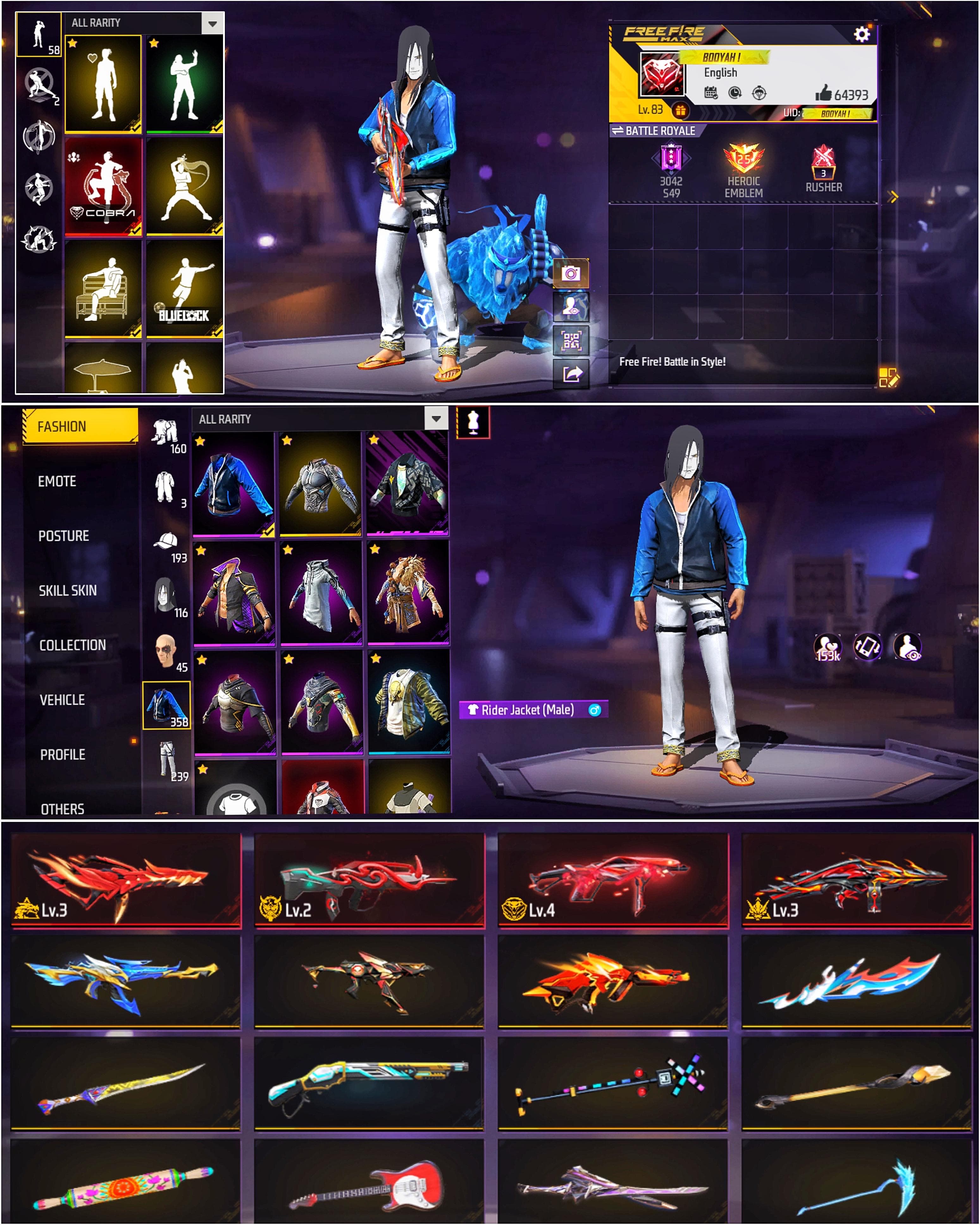 Prime 4 / High Level 83 / 4 Evo Gun / Tropical Shot Gun / Good Collection / See More.... - image 1