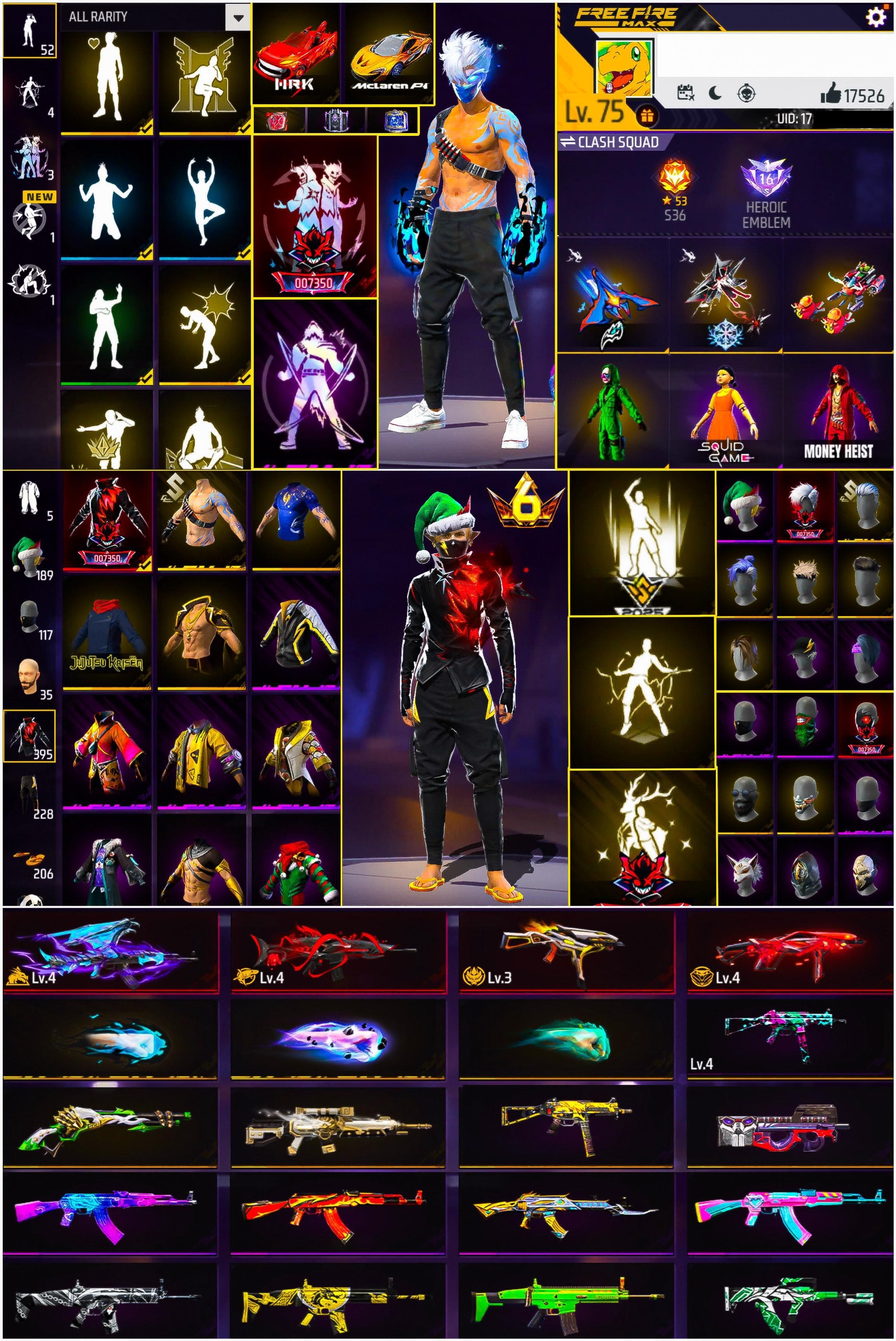 Prime 6 / Level 75 / 4 Evo Gun / Green Criminal / Good Imote / 3 Fist Skin / Good Collection / See More.... - image 1