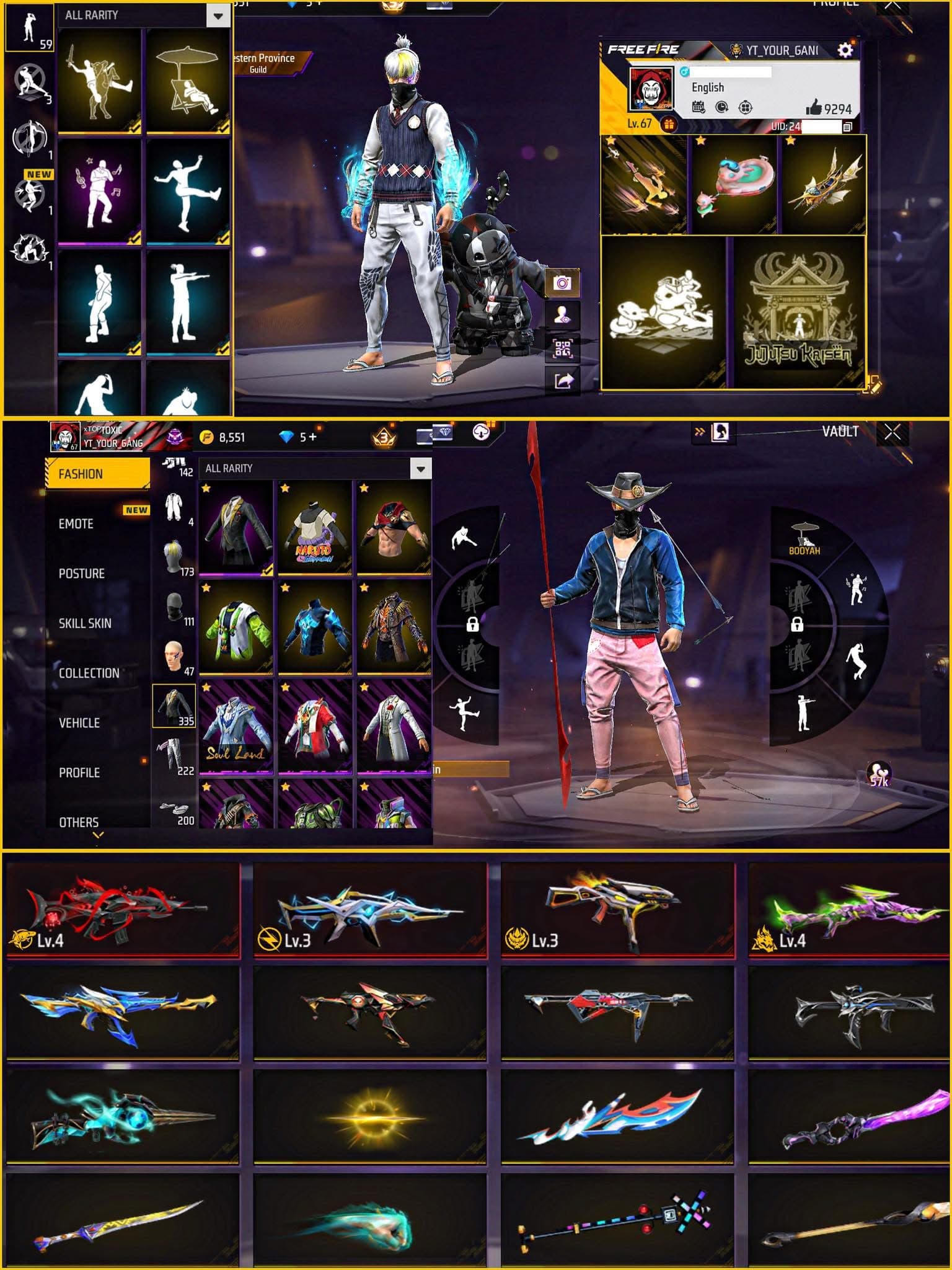 Prime 3 / Level 67 / White Yt Pant / 4 Evo Gun / One Fist Skin / Good Collection / See More.... - image 1