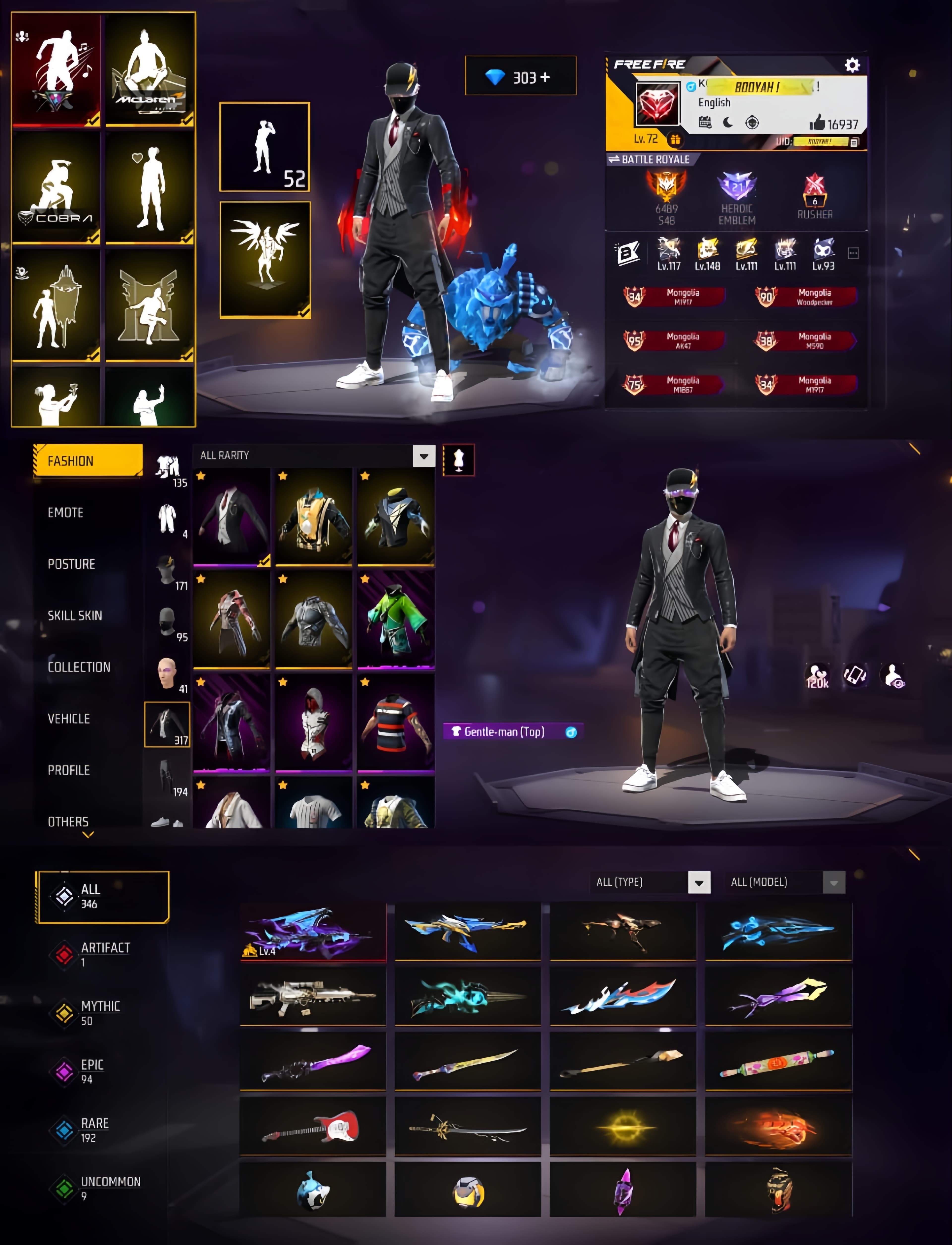 Prime 3 / Level 72 / One Evo Gun / Good Imote / Cobra Fist Skin / Good Collection / See More.... - image 1